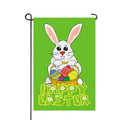Wholesale Hot Sale Custom Design Double Side Happy Easter Garden Flag Polyester House Banner  for Yard Outdoor Decoration