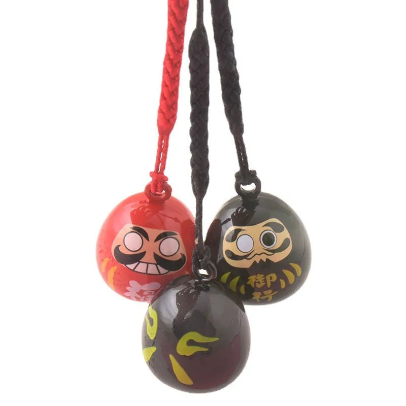 Top Sale Japan Small Brass Amulet Bell Pendant Good Luck Copper Fully Enclosed Amulet Bell