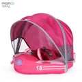 2025 Mambo Baby Airplane Non- Inflatable Baby Swimming Pool Ring Children Water Floating With Sunshine Canopy Summer Outdoor