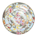 Elegant 12-Inch High Quality Ceramic Tableware Premium Bone China Charger Dinner Set Plant Flower Pattern Plates Sourcing