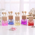 8ml Colored Honeycomb Glass Bottle Car Vent Air Freshener with Ready Red Pink Blue Purple Yellow Colors for Automobile Outlets