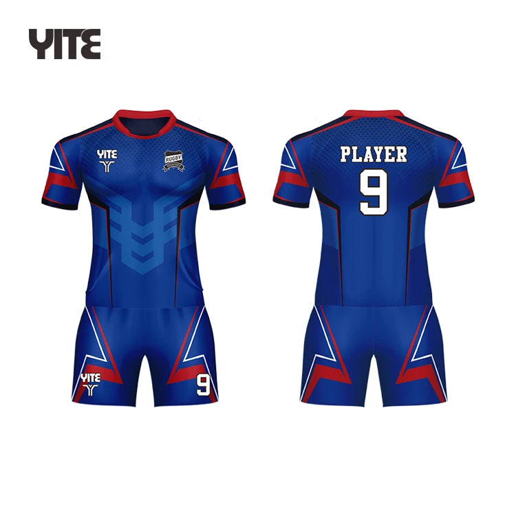 Rugby Uniforms OEM Sublimation Printed Custom Best Quality Sportswear Rugby Kits Rugby League Jersey