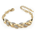 Brass Alloy Chain Wedding Bracelet Bridal Women
