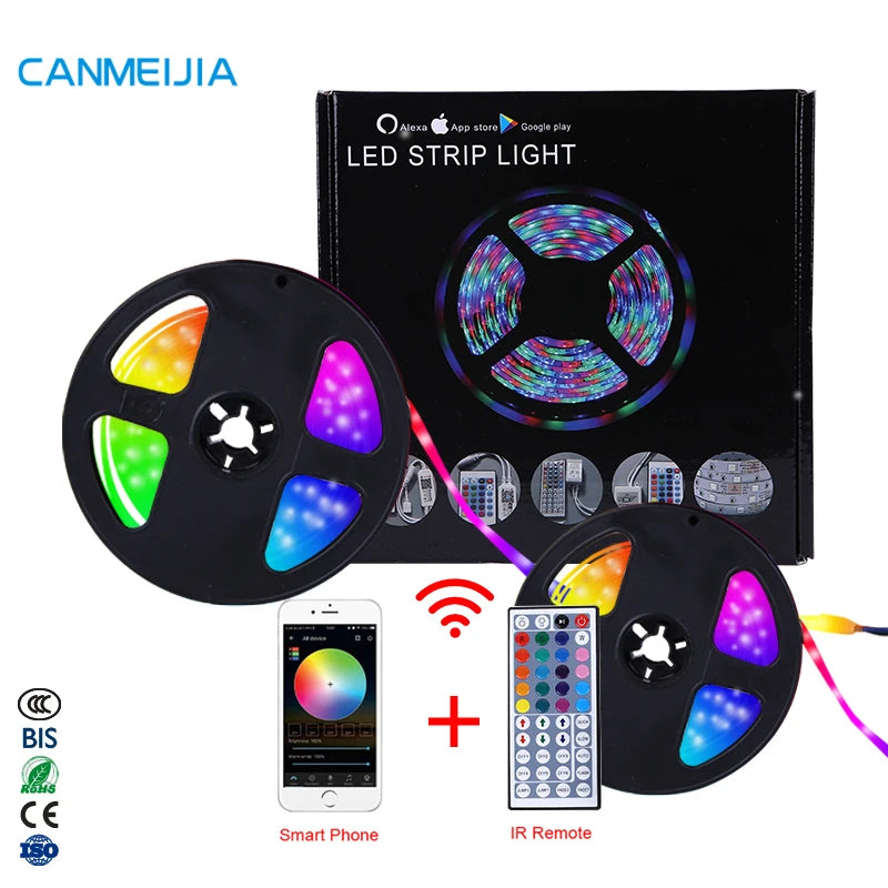 2835 12V China Wholesale Colored Led Light Kit Christmas Decoration Tape Luces Led RGB Waterproof Led Lights StripLighting Led