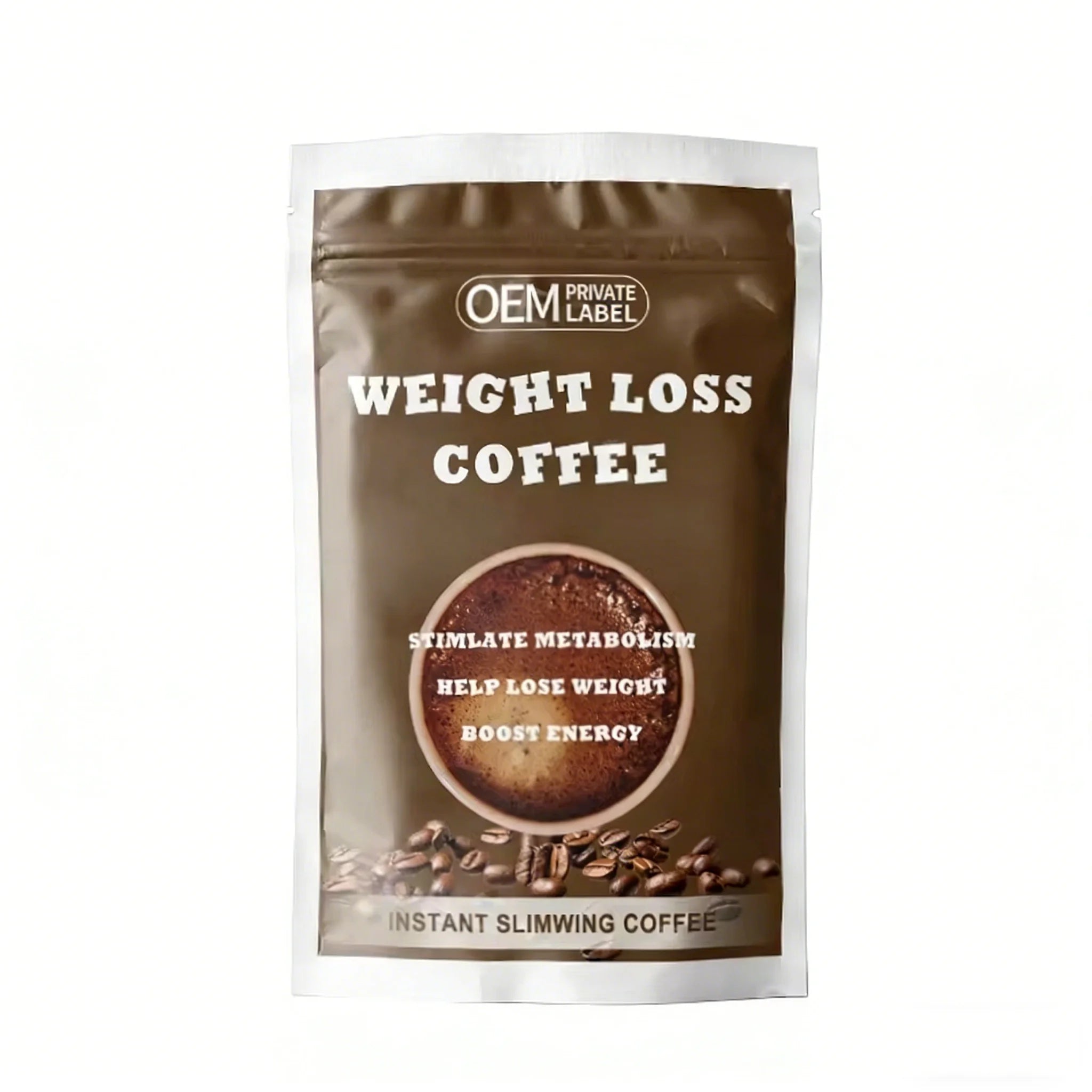 Private Label Healthy Herbal Black Instant Extract Powder Lions Mane Mushroom Coffee