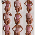 Underwear Set Factory Custom Logo Designer Brand Polyester Swimwear Cotton Briefs Women Underwear Set