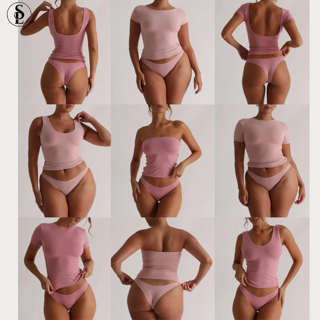 Underwear Set Factory Custom Logo Designer Brand Polyester Swimwear Cotton Briefs Women Underwear Set