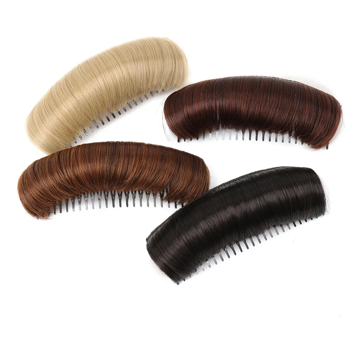 FUJIA Hair Bun Invisible Wig Clip Uneven Volume Insertion Styling Adding Women's Hair Volume Hair Pads Women