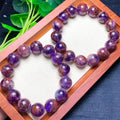Crystal Bracelets Bead Jewelry Charm Bracelet Cacoxenite Amethyst Bracelets for Sale