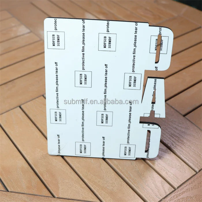 2023 Hot Selling Fashionable Memorial Father's Day DIY Gift Sublimation MDF Photo Frame Wood Plaque Blanks