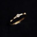 925 Sterling Silver Wedding Rings Jewelry Women Bridal Zircon Fashion Jewelry Ring