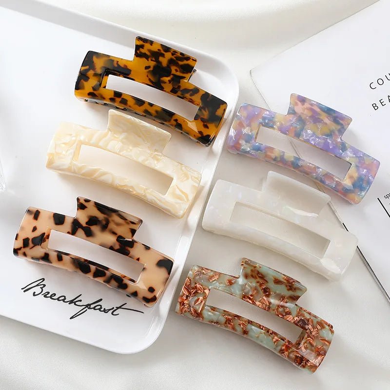Acetate Hair Claw Clips Non Slip Hair Barrette Jaw Clamps Ponytail Holder Hair Accessories for Women Girls