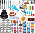 137/110/84pcs Plastic Eco-Friendly Cake Decorating Tools Kit Pastry Baking Utensils Rotating Turntable Stand Icing Piping Tips