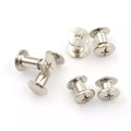 Bright Nickel male female binding head post rivet chicago book binding post screw