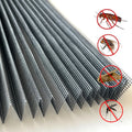 Zigzag Mosquito Screen Net Pleated Window Insect Screen Mesh Polyester Fold Folding Retractable Screen Net