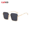 Cango Rectangular Square Frame Sunglass Women 2023 Unisex Custom Logo Sunglasses Fashion Matching Rimless Sunglass