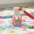 Free Sample High Quality 8ml Hanging Perfume Glass Bottle Custom Car Perfume Bottle with Wood Cap
