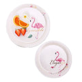 Ceramic Tableware Steak Flat Plate Creative Breakfast Plate Minimalist Party Round Plate Dish High Standard