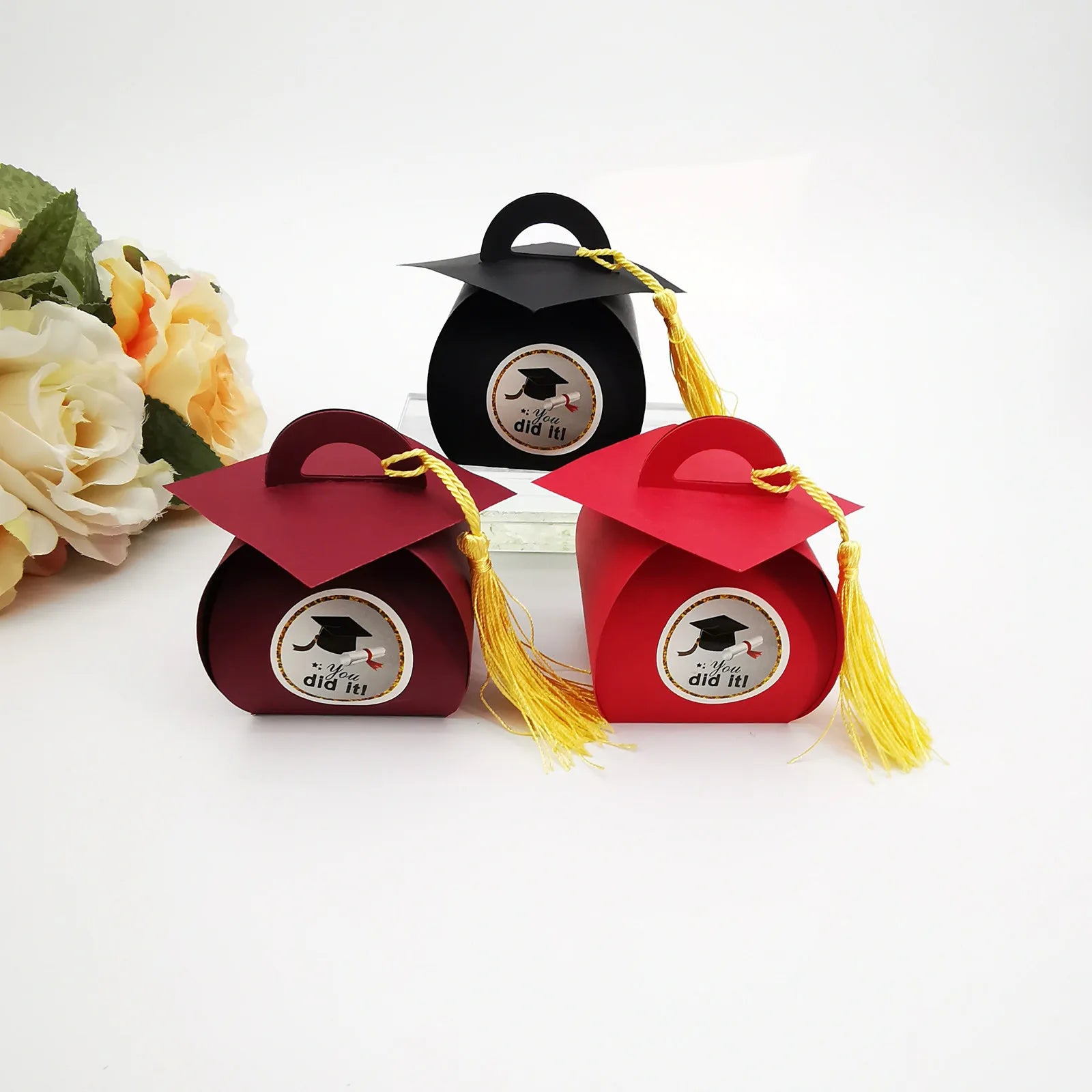 2023 Hot Sale Doctor's Hat Graduation Gift Candy Box Bachelor's Hat Graduation Party Celebration Candy Box