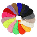 Wholesale Bike Ear Flap Multiple Color Blank Beanie Balaclava Hat Ski Mask Custom Beanie With logo Custom Hats logo Embroidery