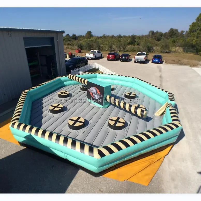 Commercial Inflatable Sports Game Inflatable ELIMINATOR Wipe Meltdown Out Obstacle Course for Kids and Adults