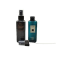 60ml 80ml 100ml Square Black PET Plastic Screen Printed Pump Sprayer for Shampoo Lotion Skin Care Serum & Face Cream