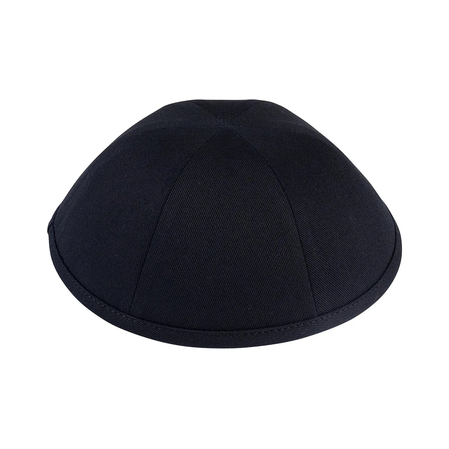 Yihaoyi 6 Panel Factory Wholesale Custom Logo Jewish Kippah 100% Cotton Kippah Jewish Yarmulke Bulk Order for Religious Events