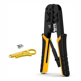 DIY Industrial Grade Steel Plier EZ Cat5e/Cat6/Cat7 Ethernet Cut Wire Stripper Network Cable RJ45 Connector Crimping Tool Soft