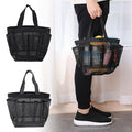 Factory Price Mesh Beach Bag Waterproof Shower Cosmetic Pouch Makeup Organizer Travel Home Organization Handbags Storage Bags