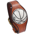 Fashion Jewelry Basketball Bracelet Vintage Genuine Leather Bracelets for Men Sport Fans Gift
