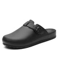Women's Black EVA Classic Slip-On Nursing Clog Sandals Custom Logo Anti-Slip and Breathable for Summer and Autumn Sports