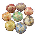 Classic Bohemian Hand Painted Lacquer Coconut Shell Bowl Eco-Friendly Disposable Customized for Business Gifts & Party Use