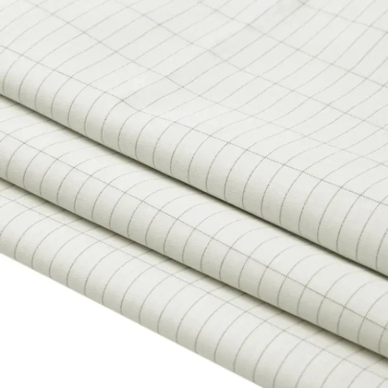 5% Silver Conductive With 95% Cotton Grounding Fabric Can Accept Small Quantities