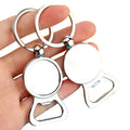 Factory Cheap Price Wholesale Sublimation Bottle Opener Keychain ODM OEM Custom Sublimation Bottle Opener Keychain