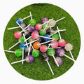 Simulated Lollipop Glitter 3D Modle Candy Resin Craft Food Miniatures