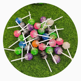 Simulated Lollipop Glitter 3D Modle Candy Resin Craft Food Miniatures