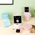 A1 Coloful Wholesale Gift Cardboard Jewelry Pendant Necklace Paper Box Jewelry Gift Packaging Box