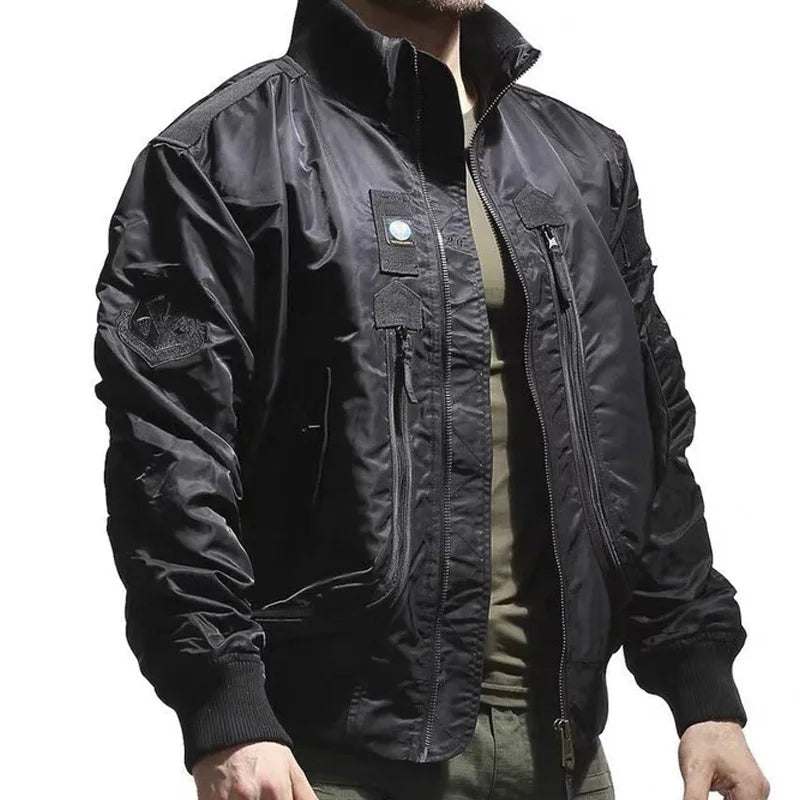 2023 Winter Outdoor Breathable Eco-Friendly Waterproof Windbreaker Sports Softshell Jacket for Men Plus Size Hiking Bomber