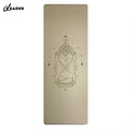 Wholesale Custom Eco-Friendly Natural Rubber PU Yoga Mat with Printed Logo Eco-Friendly and Durable for Your Workout Routine