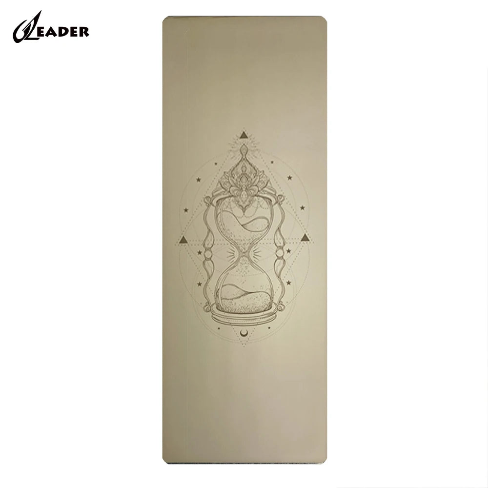 Wholesale Custom Eco-Friendly Natural Rubber PU Yoga Mat with Printed Logo Eco-Friendly and Durable for Your Workout Routine