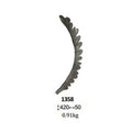Wrought Iron Components Steel Leaves for Railings