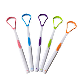 Customizable Portable Tongue Cleaning Scraper Wholesale Plastic Tongue Cleaner