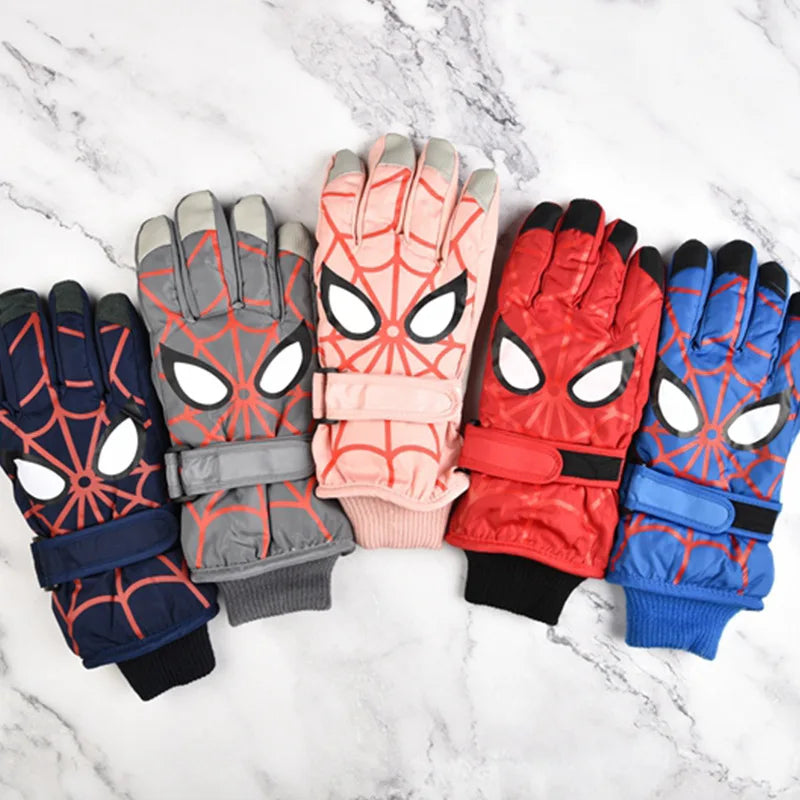 Men and Women's Winter Sports Gloves Touch Screen Compatible Padded Cotton Weatherproof and Warm for Outdoor Cycling