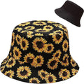 Custom Plant Pattern Bucket Hat Packable Reversible Printed Sun HatsFisherman Outdoor Summer Travel Hiking Beach Caps
