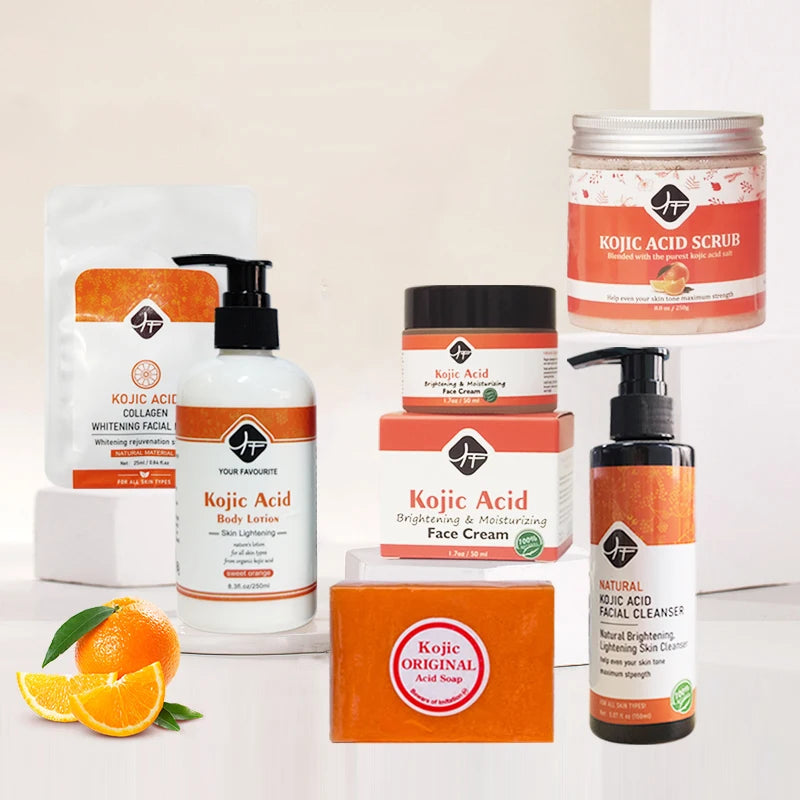 OEM Private Label Glow Skin Care Products Organic Rejuvenating Set for Whitening