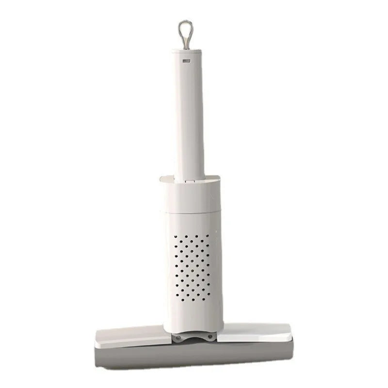 New Type One-key Disassembly Easy Use Swivel Handle Folding Lightweight Fast Absorption Microfiber Mini Mop 90%-100% Dehydration