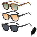 Lentes De Sol Gafas De Sol Retro Rectangular Sunglasses for Women Men Vintage Small Square Frame Sun Glasses Custom Logo