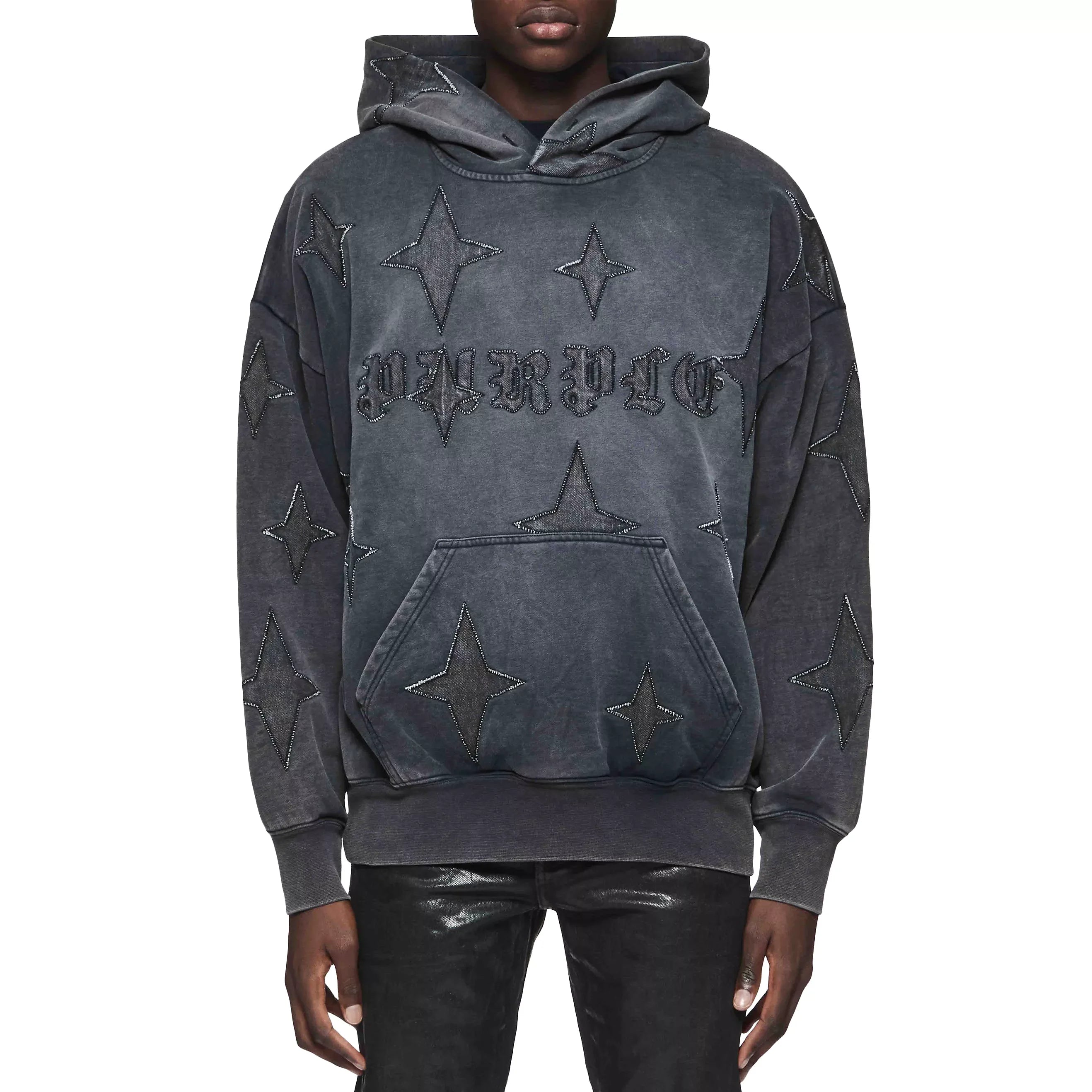 Manufacturer Custom French Terry Oversize Vintage Wash Hoodie OEM Embroidery Pullover Acid Wash Hoodie