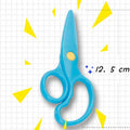 Colorful Decorative Cutting Scissors Plastic Handle DIY Grade Office Teachers Crafts Scrapbooking Kids Design Photo Safety