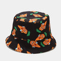 2021 Summer Hot Sale Fashion Reversible Bucket Hat Custom Print Floral Caps Tropical Hats for Vacation Beach Sun Hat